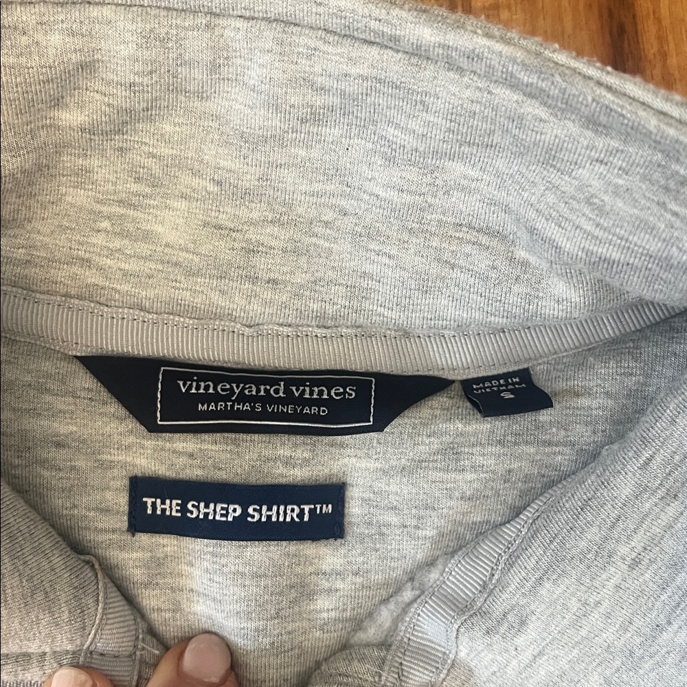 Vineyard Vines Mackinac Island Pink Pony gray Shep Shirt - size small - Picture 4 of 5